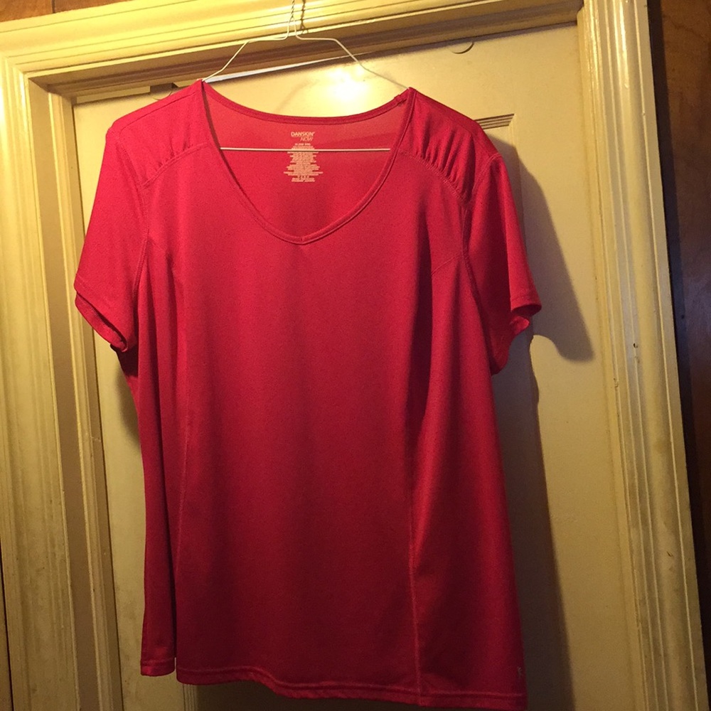 Danskin NOW Silky tee 3X(22W-24W)